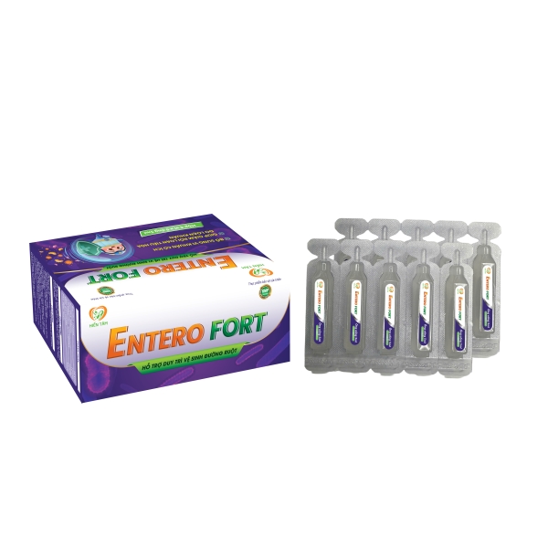 Hỗ trợ duy trì hệ vi sinh đường ruột ENTERO FORT